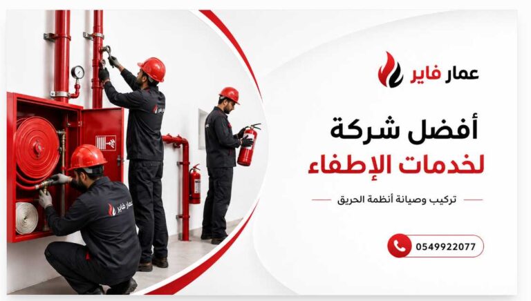 أفضل شركة لتقديم خدمات الإطفاء والسلامة 0549922077 عمار فاير لحلول الحريق